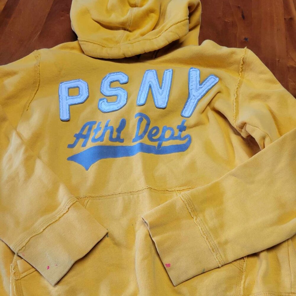 P.S. Kids Boys Youth Hooded Sweatshirt Size Medium 10 Long Sleeve‎ Yellow